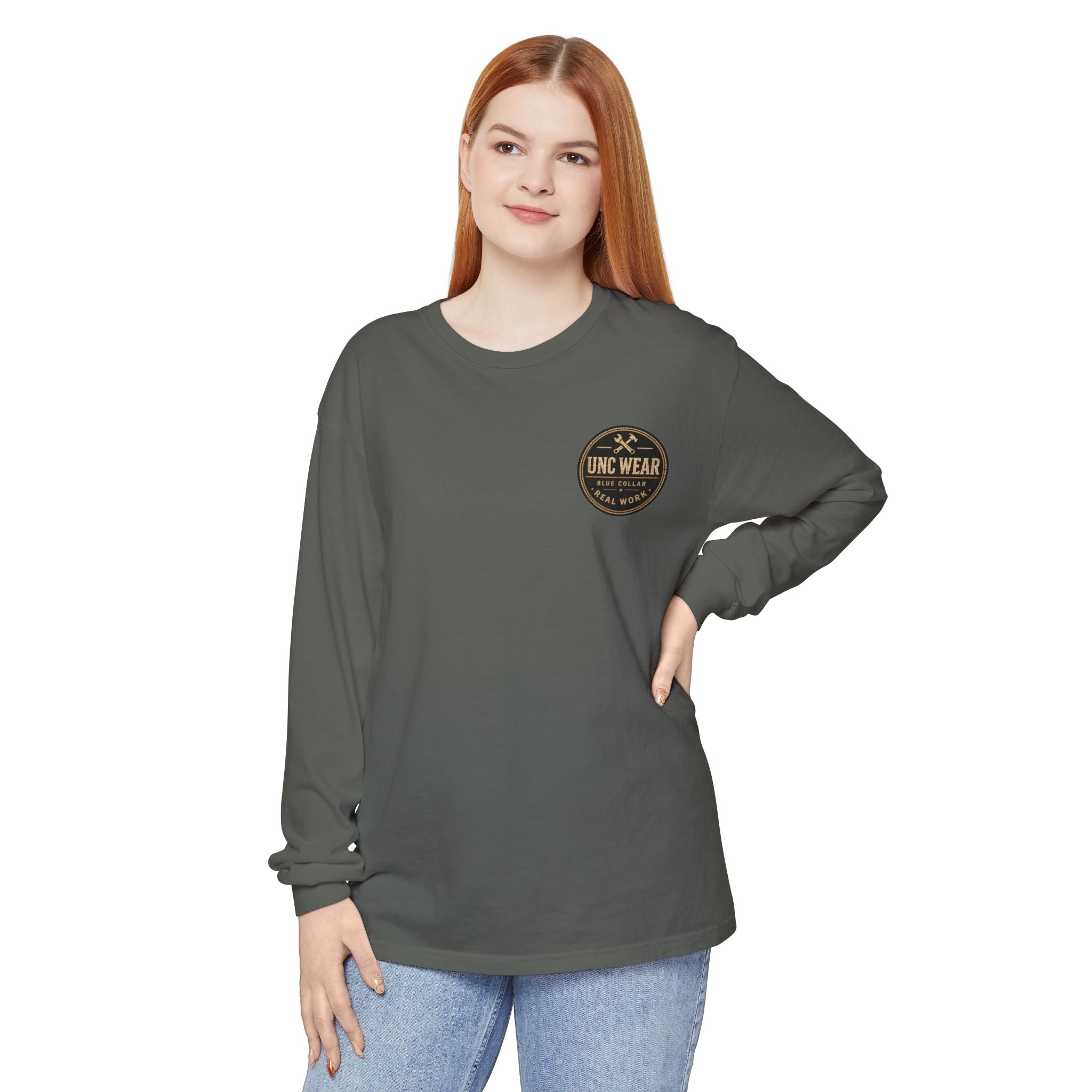 "We Don't Just Weather the Storm, We Work Through It" Long Sleeve