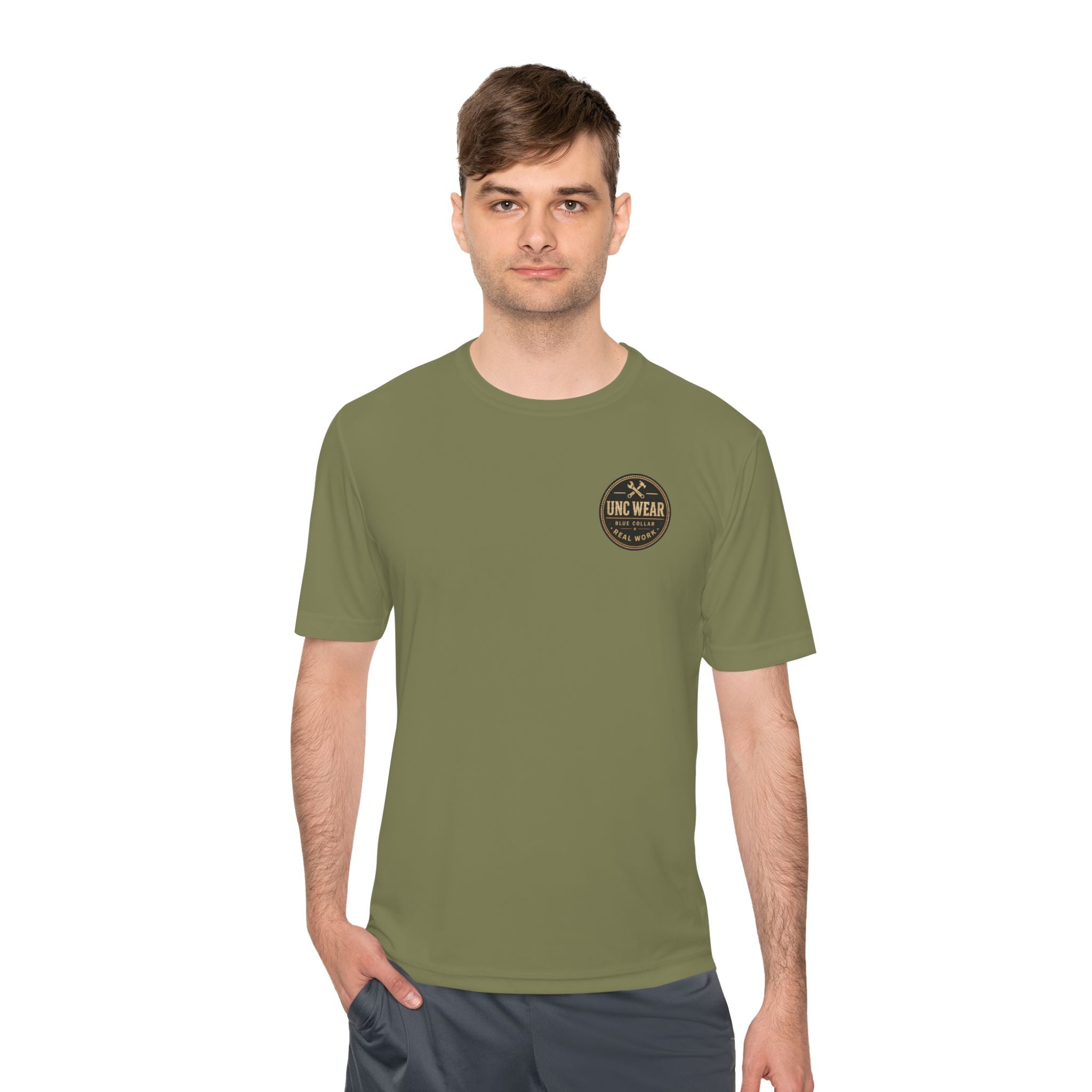 Nail Guns Graphic Tee — "Can't Hear You Over the Sound of Nail Guns" Workwear T-Shirt