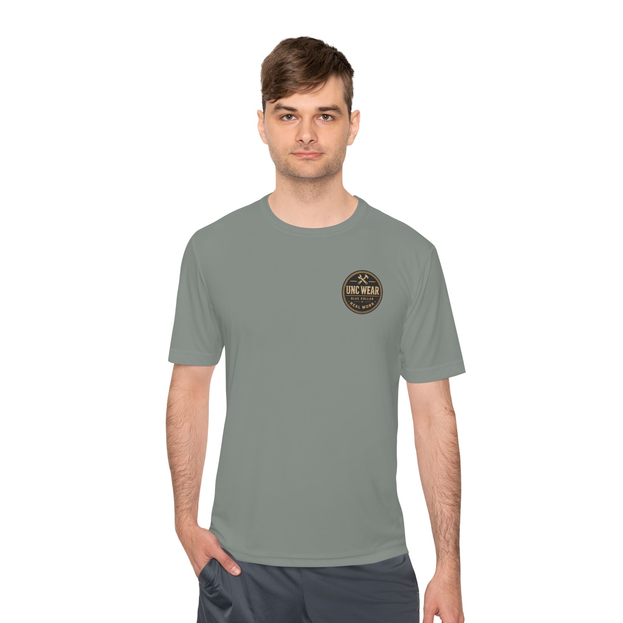 Nail Guns Graphic Tee — "Can't Hear You Over the Sound of Nail Guns" Workwear T-Shirt